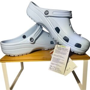 Light Blue Crocs Classic Clogs - New